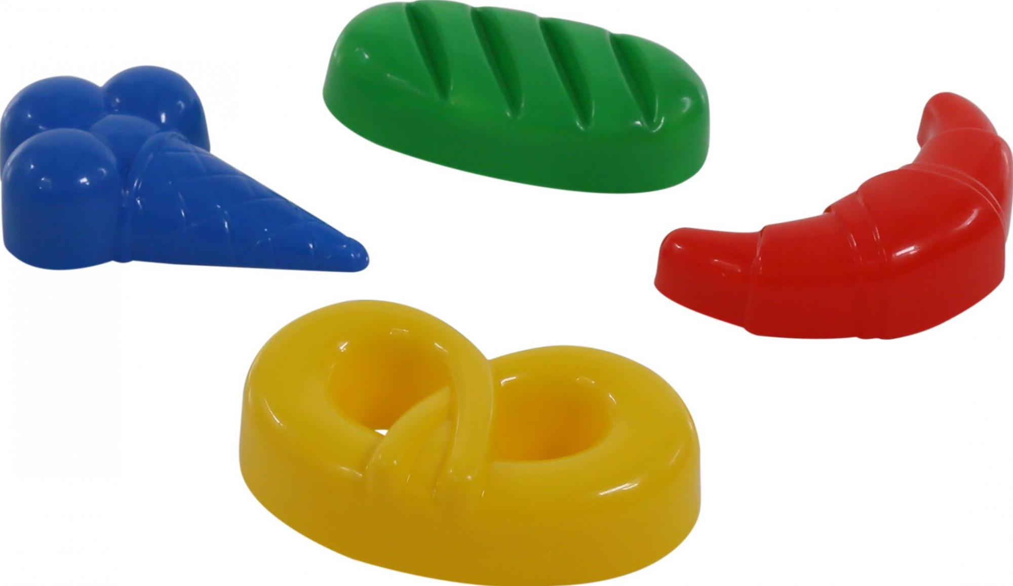 WADER FOREMKI DO PIASKU CIASTKA LODY 4 ELEMENTY Rodzaj zestaw