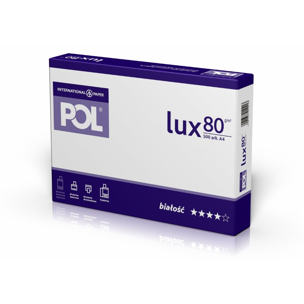 

Papier ksero ryza A4 Pollux 80g 500ark Fv!