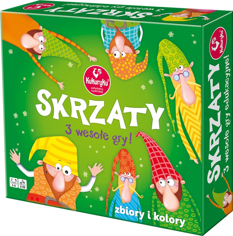

Skrzaty Gra Edukacyjna Kukuryku Nauka 3 Gry