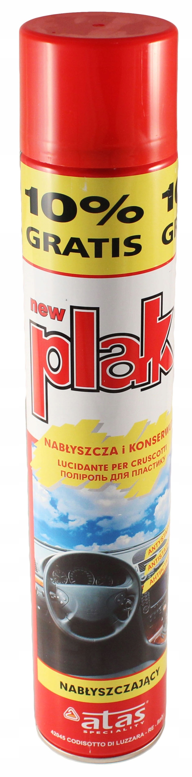 Plak Połysk Do Kokpitu Plastików 750ml Truskawka
