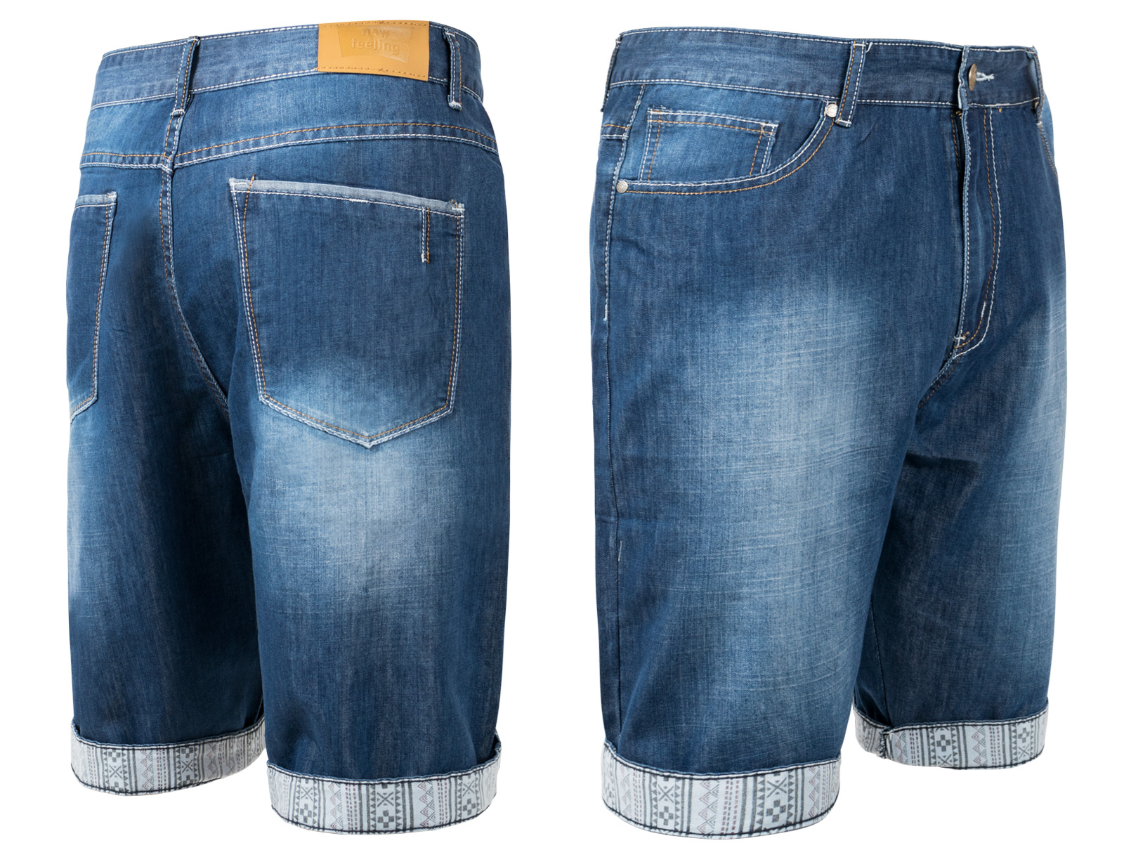 

Krótkie Spodenki Szorty Jeans Męskie L0002 108 cm