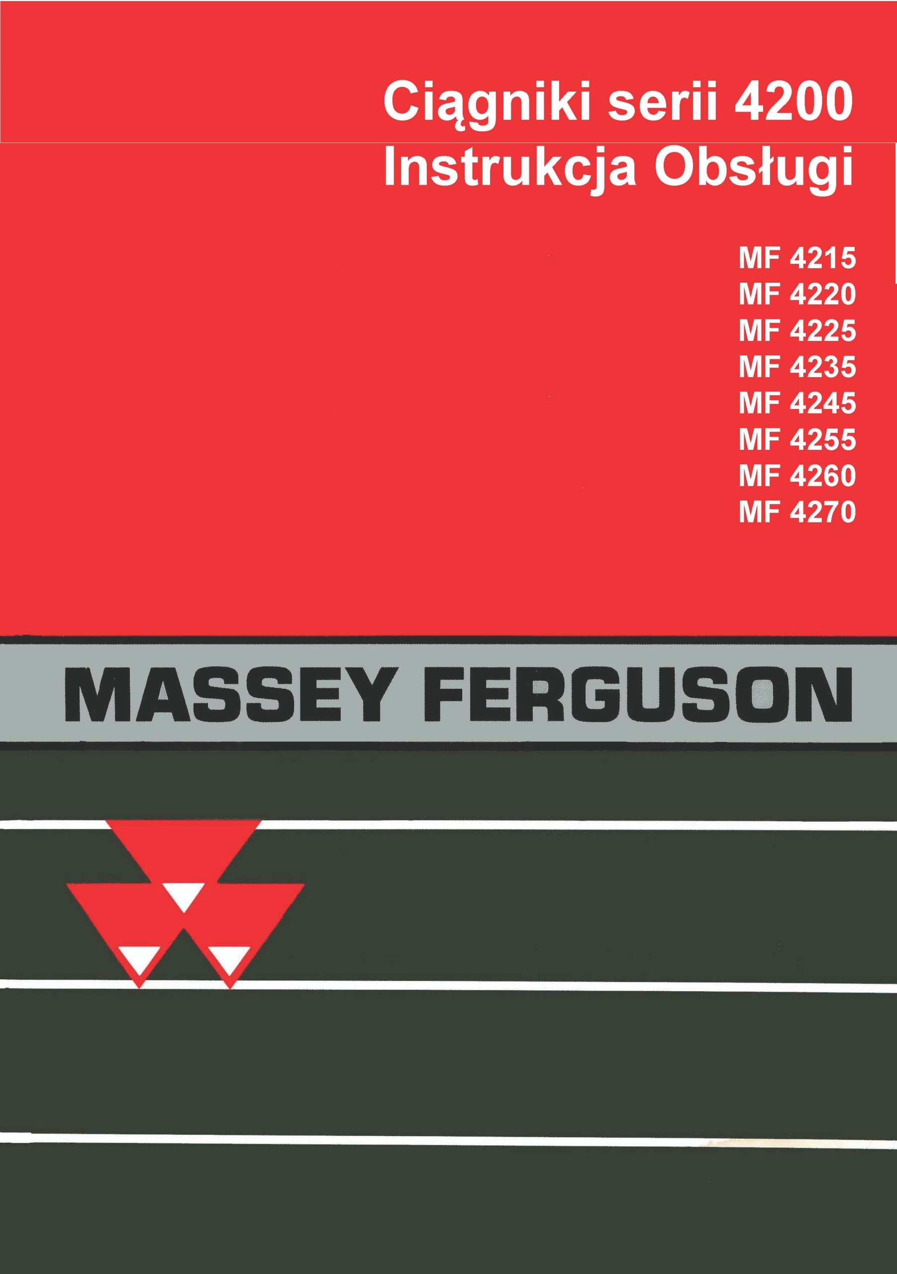 Руководство MF 4245 4255 4260 4270 Massey Ferguson