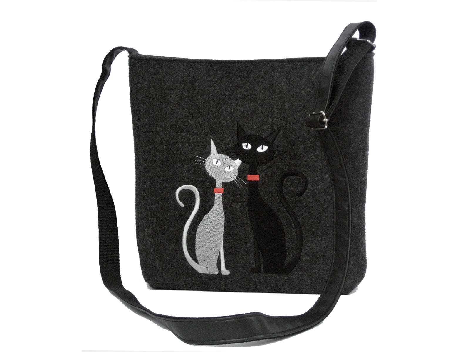 -30% DUŻA FILCOWA LISTONOSZKA FOLK TOREBKA FILCOWA Wielkość mała (nie mieszcząca A4)