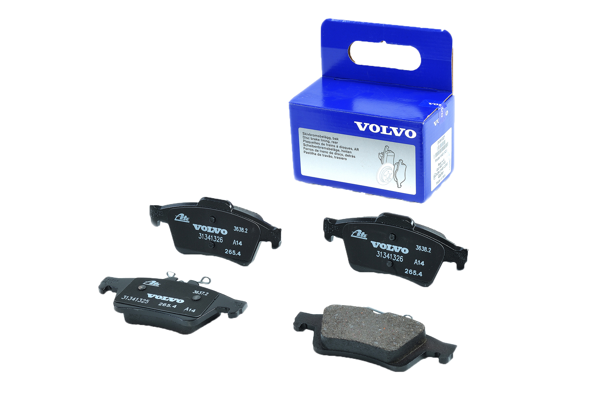 VOLVO V40 V40CC KLOCKI HAMULCOWE TYL OE 2012 2018