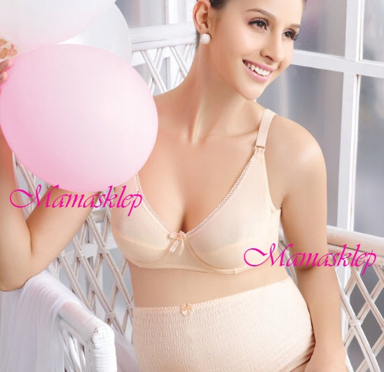 75B Stanik biustonosz do karmienia BAWEŁNA 3KOLOR Zapięcie zapięcie z tyłu