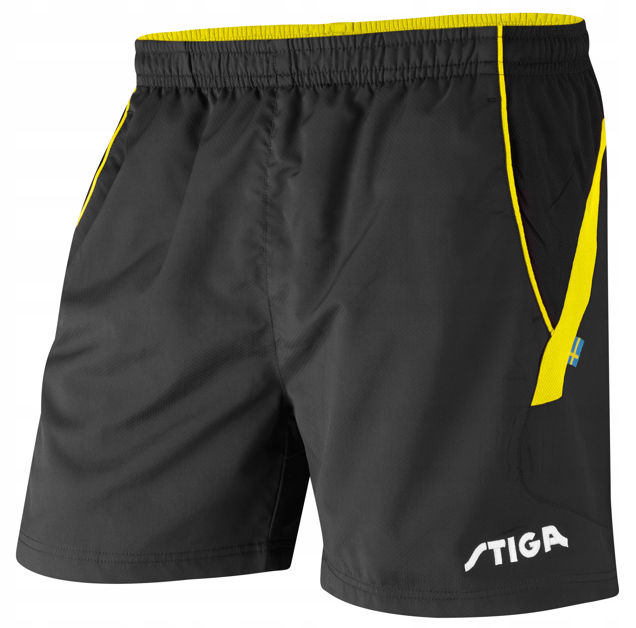 Spodenki Stiga Victory czarne z żółtym roz. Xs