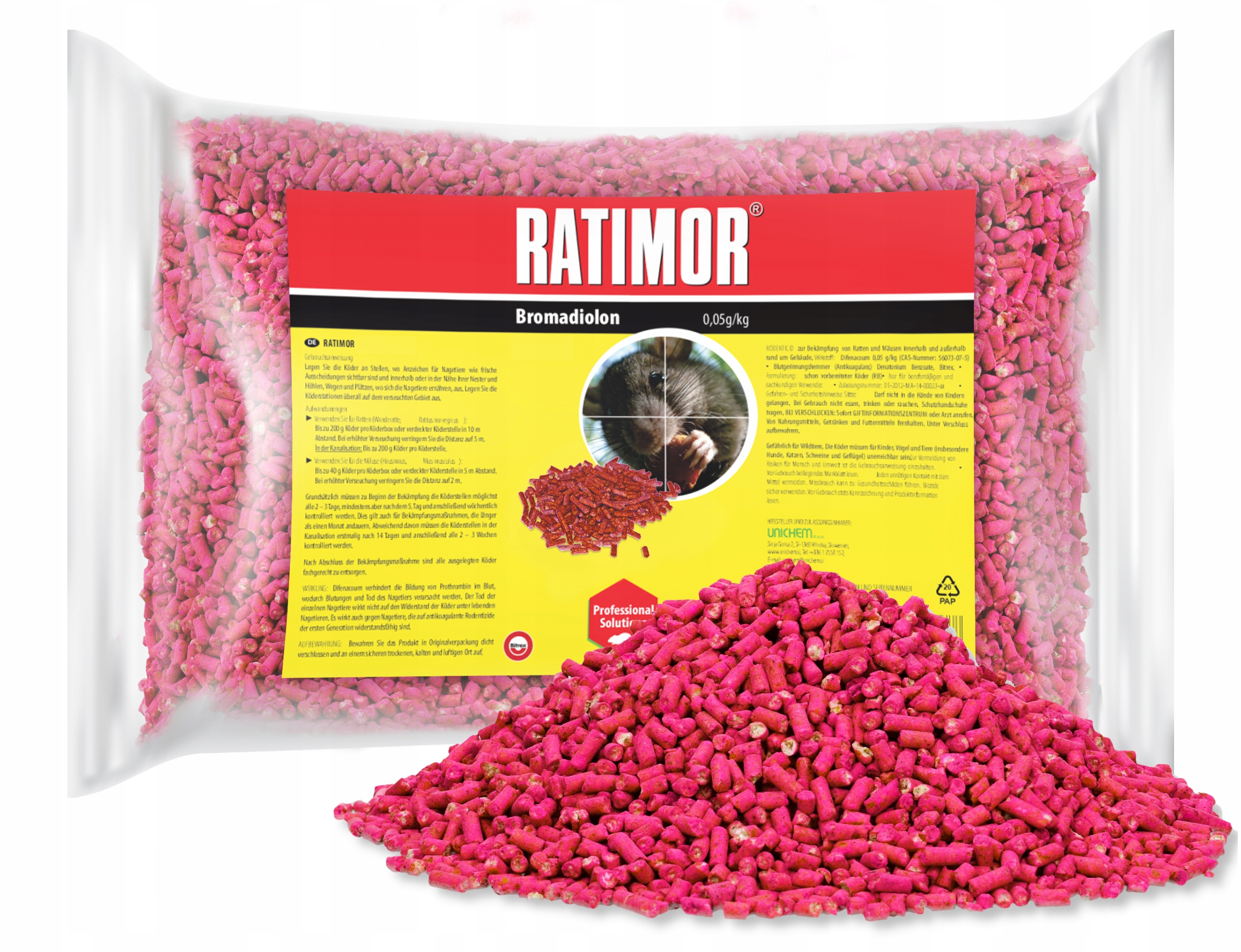 

Silna Trutka Pellet Na Szczury Myszy Granulat 1KG
