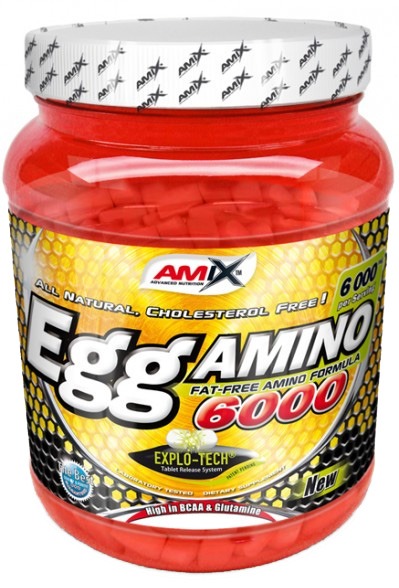 Amix Egg Amino 900 Tablety AMINOKYSELINY z VAJEC Arginín Glutamín Prolín