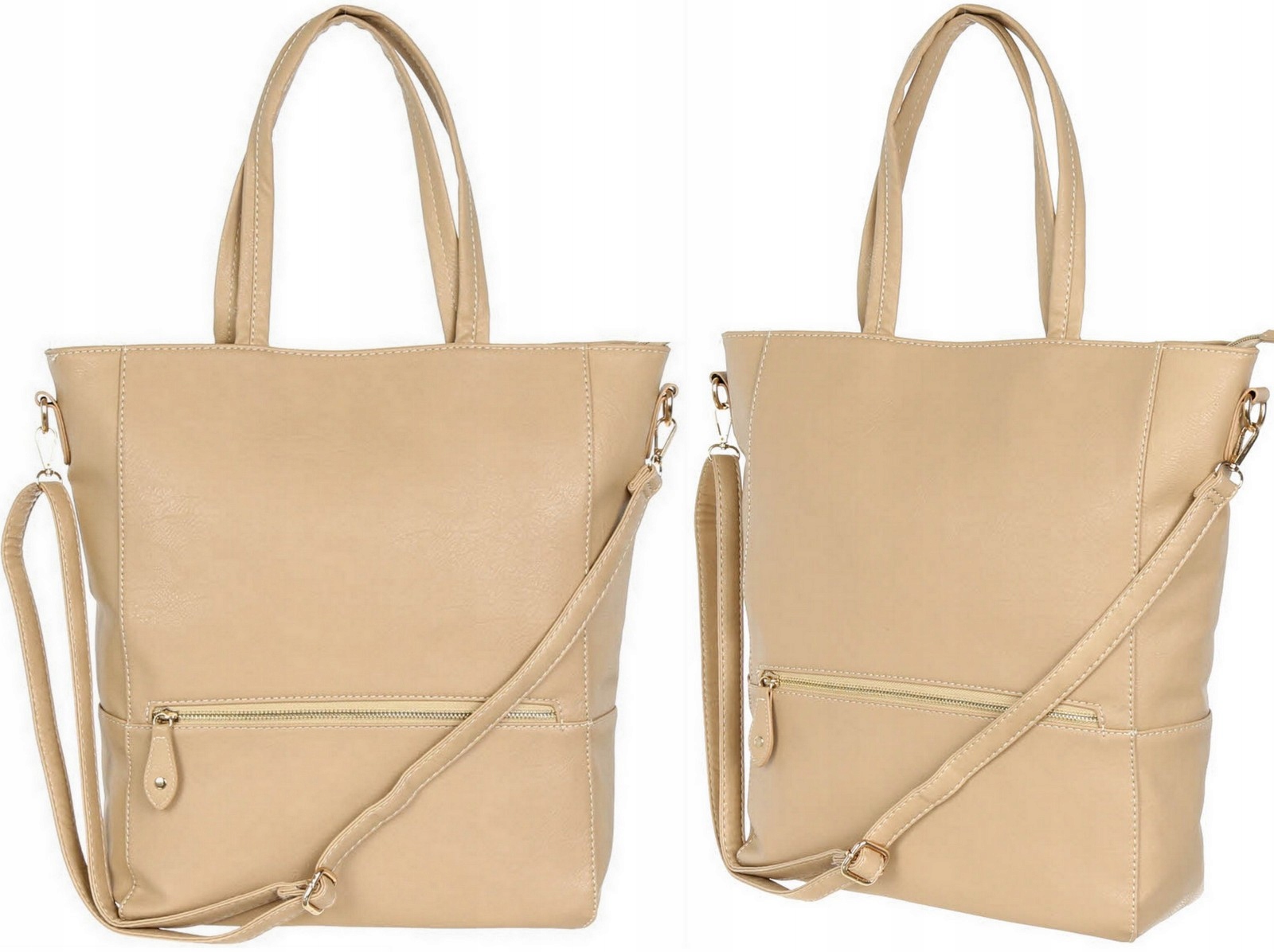 

Torebka Damska Pojemna Torba Shopper A4 +pasek 110