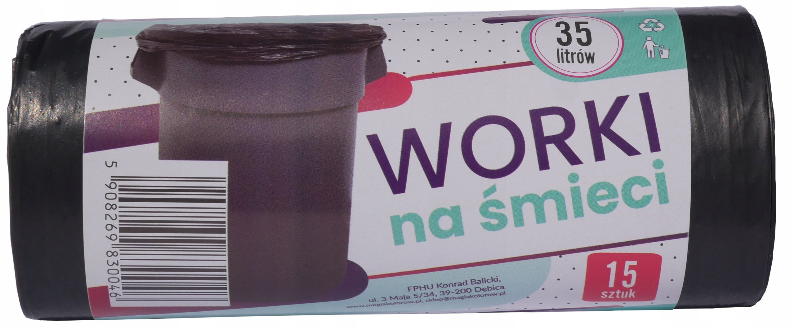

Worki Na Śmieci Odpady 15SZT 35L