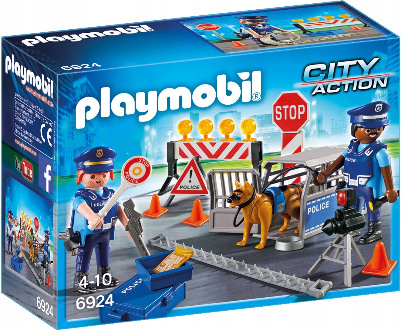 

Playmobil 6924 Blokada Policyjna