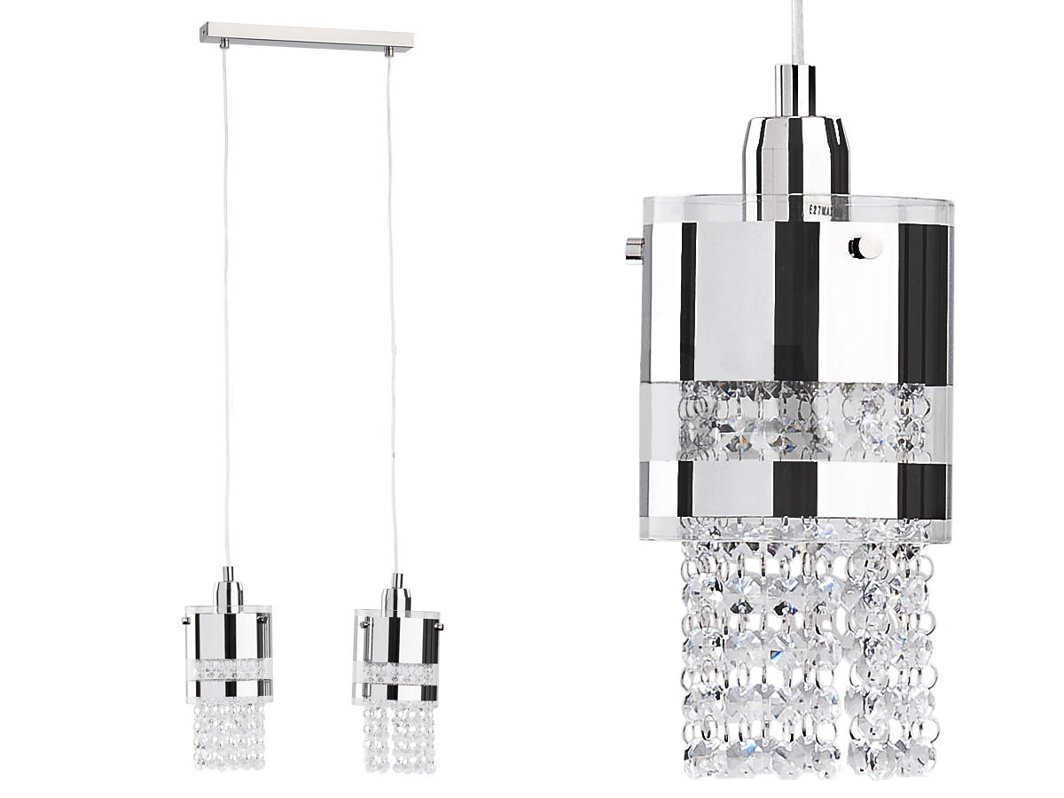 

Lampa Wisząca,,żyrandol Kryształki 318L