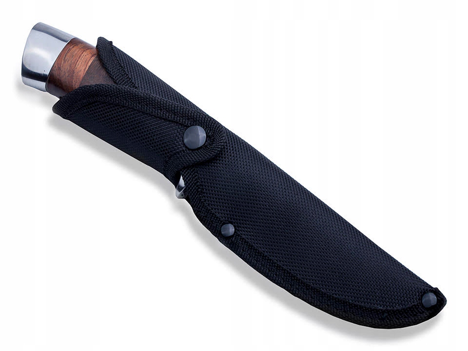 NÓŻ Myśliwski WILK Finka Wojskowy Pokrowiec N215D Długość głowni 12.9 cm