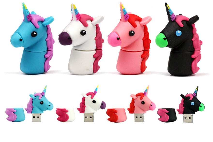 PENDRIVE USB 16 GB JEDNOROŻEC CZARNY PONY WYS24HPL Model Pony Czarny