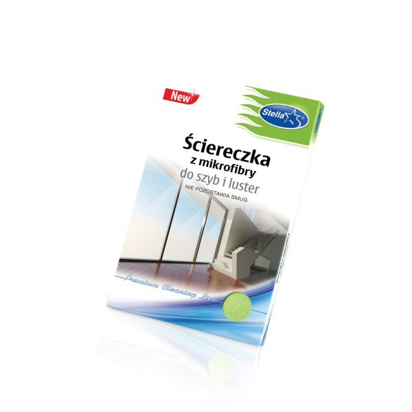

Ściereczka z mikrofibry do szyb i luster