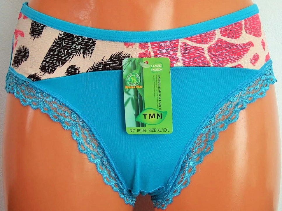 

Majtki Damskie Bambusowe Figi r XL/XXL Pas do 112