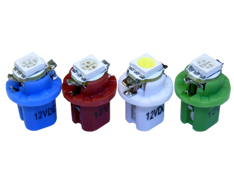 

żarówka Led Smd T5 R5 w oprawa B8.5D 12V Rs