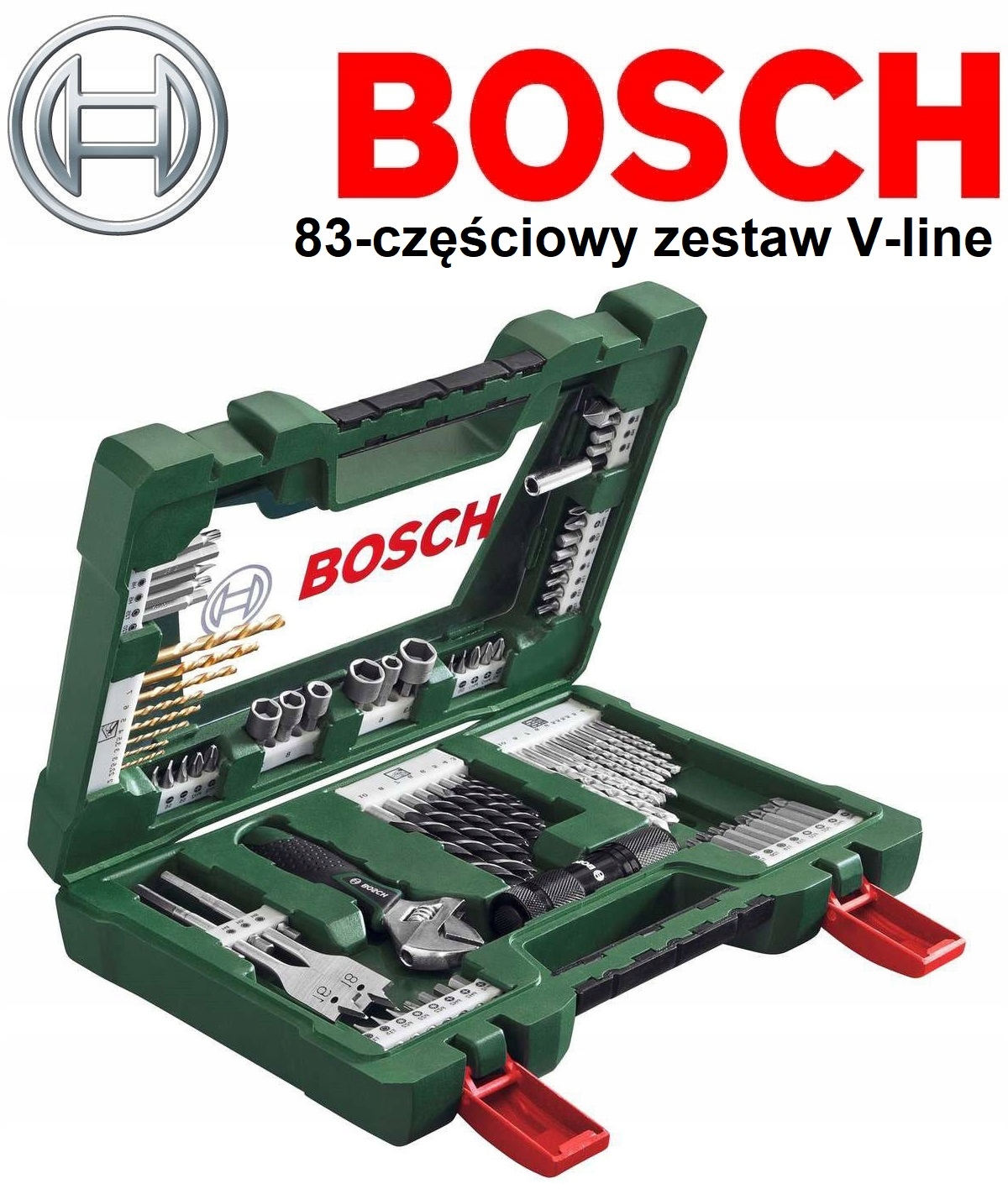 BOSCH 83 częściowy zestaw wierteł i bitów V-Line Marka Bosch