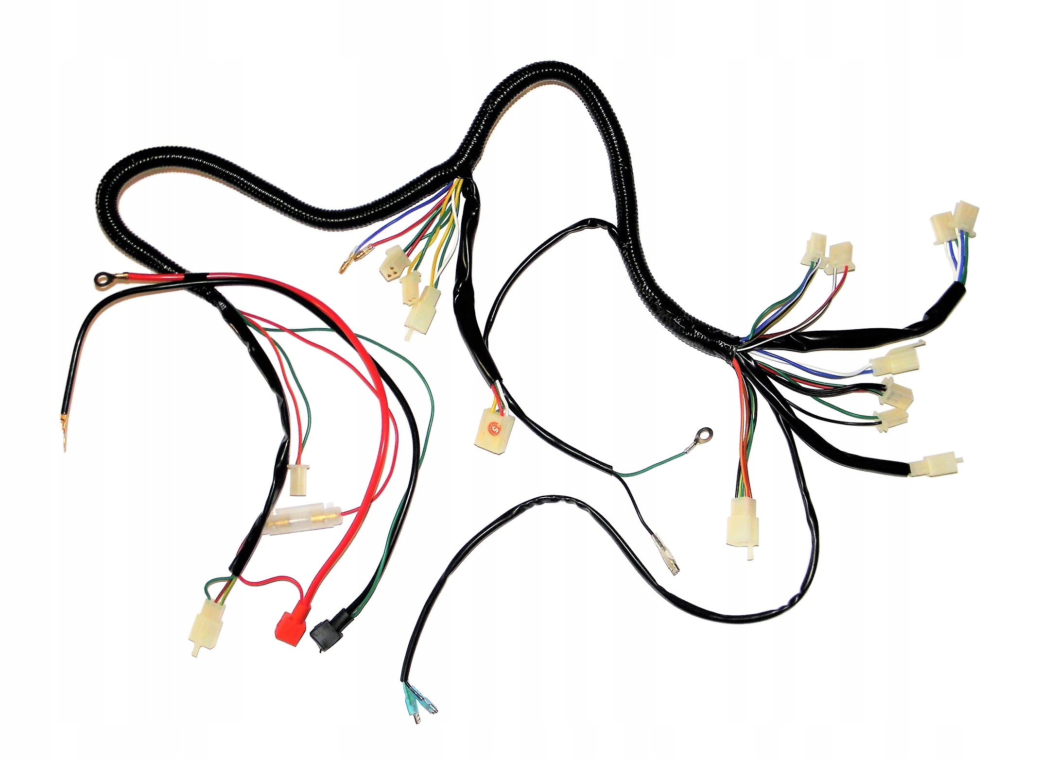 INSTALACJA WIĄZKA ELEKTRYCZNA QUAD 150-200CC Wer.F - Установка жгута проводов QUAD 150-200cc Wer.F