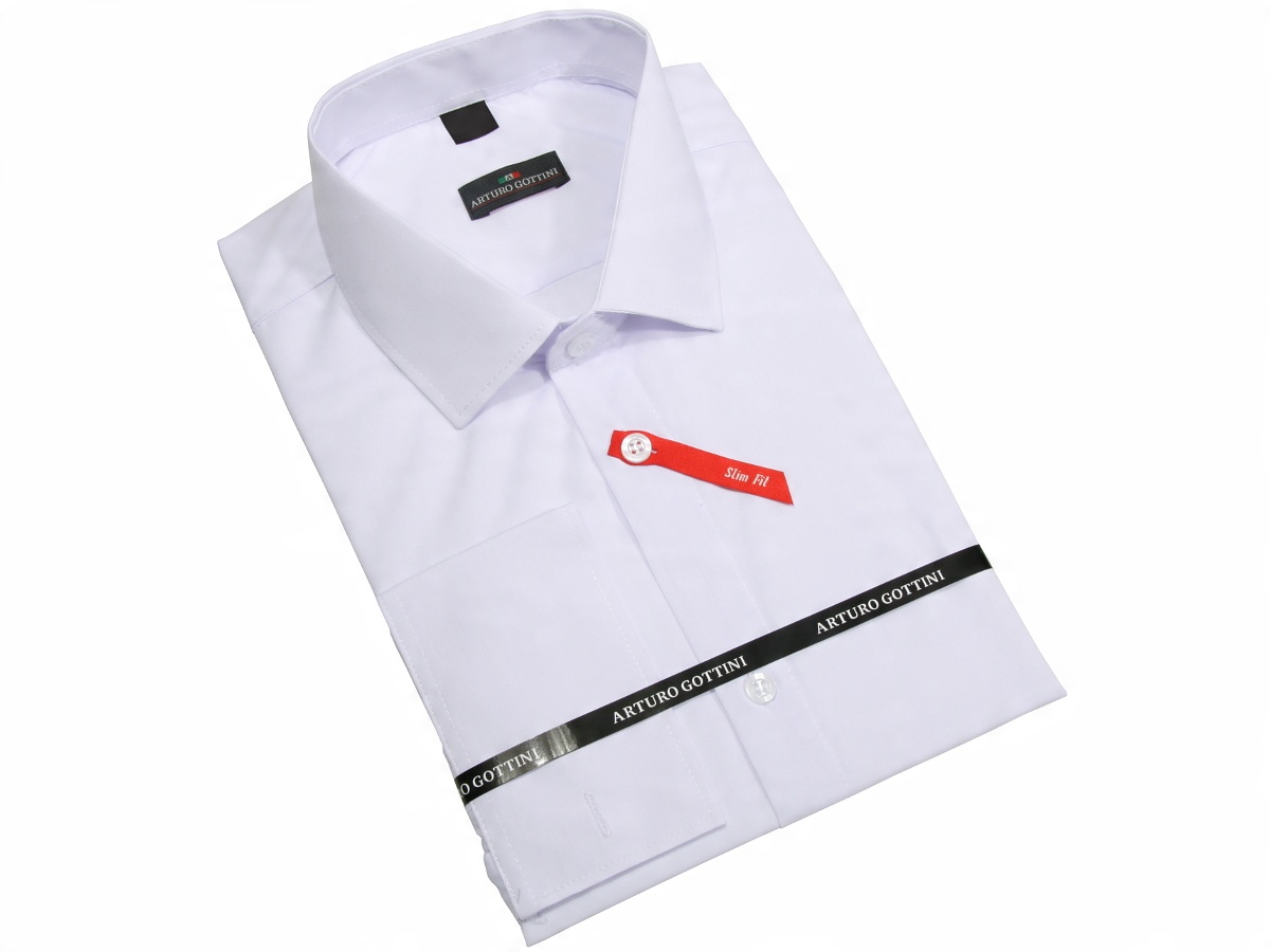 

Koszula Biała Gładka 39 188-194 Slim Fit