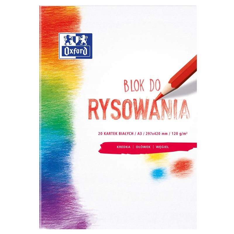 

Blok Rysunkowy A3 Oxford Do Rysowania Dobra Jakość