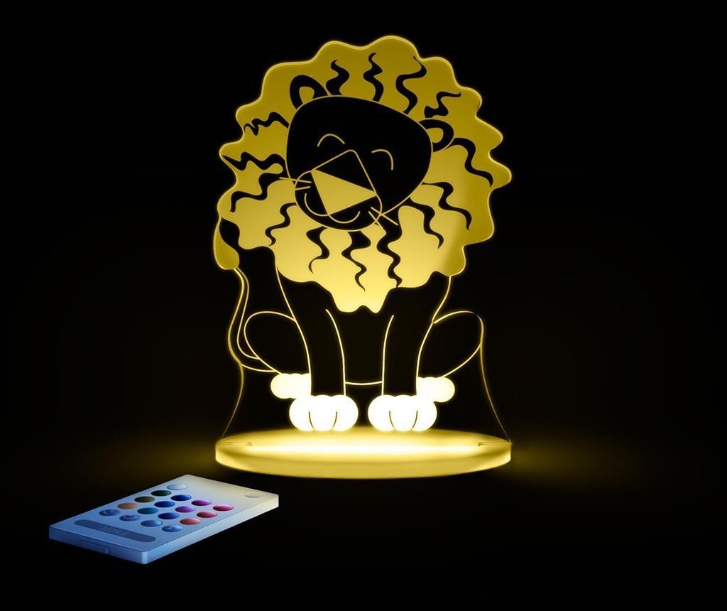 LAMPKA NOCNA - CZUWAJĄCA LED Aloka *LEW* Kolor dominujący wielokolorowy