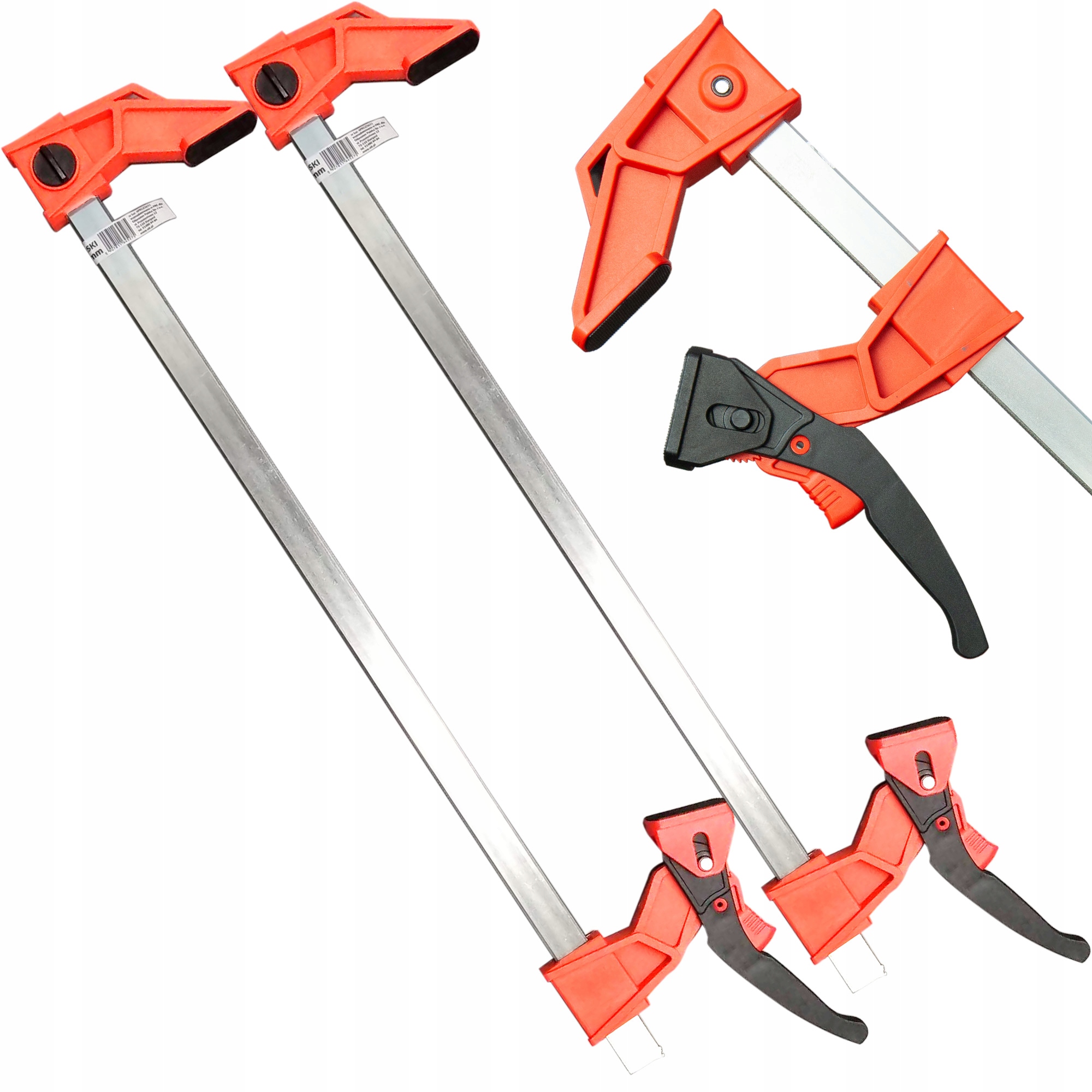 Зажим столярный зажим держатель клик 500x100-2шт