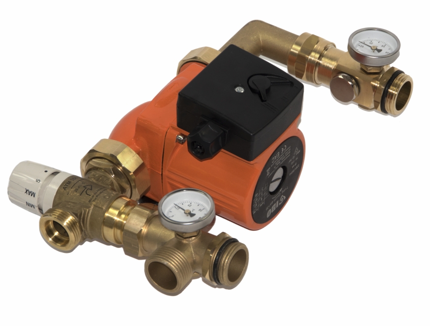 Rozdzielacz 8 z Grupą Pompową IBO do Podłogówki Kod producenta INSTAL-HURT