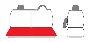 POKROWCE MIAROWE RENAULT MASTER III 2010-2024 Typ pokrowiec
