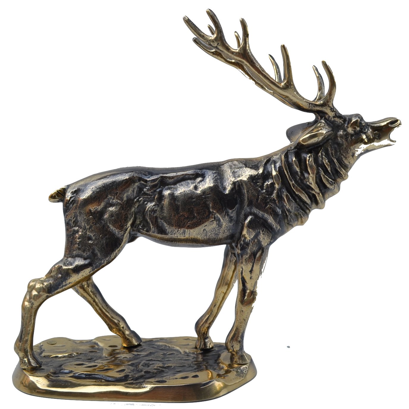 Figurka Jelen mosazný