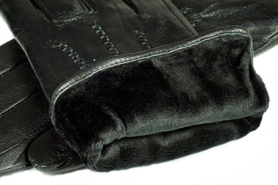 SKÓRZANE RĘKAWICZKI MĘSKIE SKÓRA OCIEPLANE M Wzór dominujący inny wzór