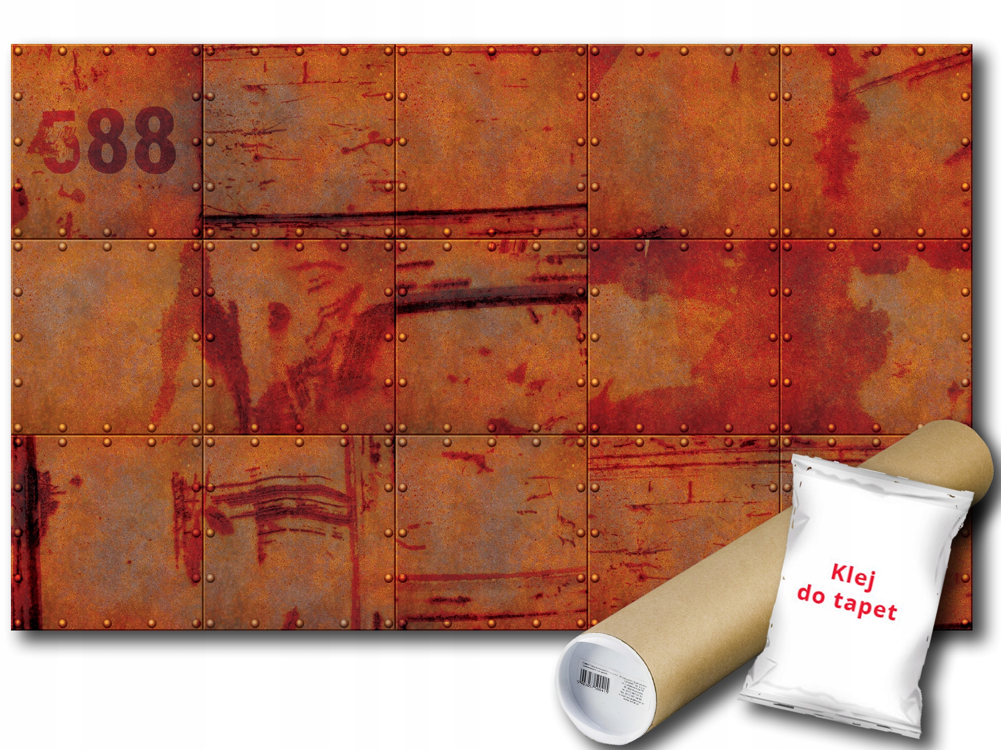 Fototapeta Metal Panel Rdza 6H V8 368x254 F2695