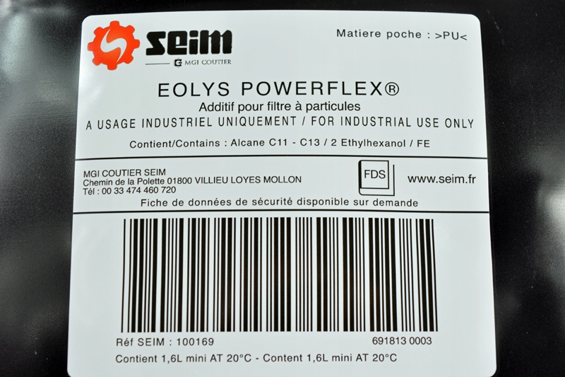 EOLYS POWERFLEX FAP DPF WOREK C4 307 9678081080 Packaging Volume 1600 ml