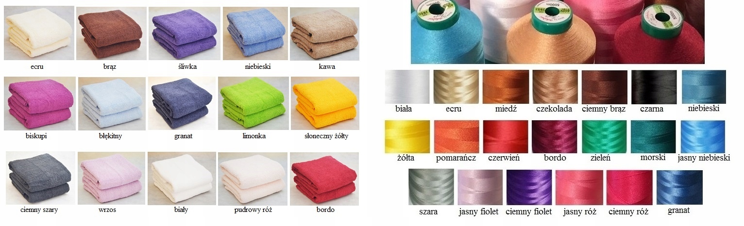 Dodatkowy haft na ręcznikach, wstążce do tortów Marka OP