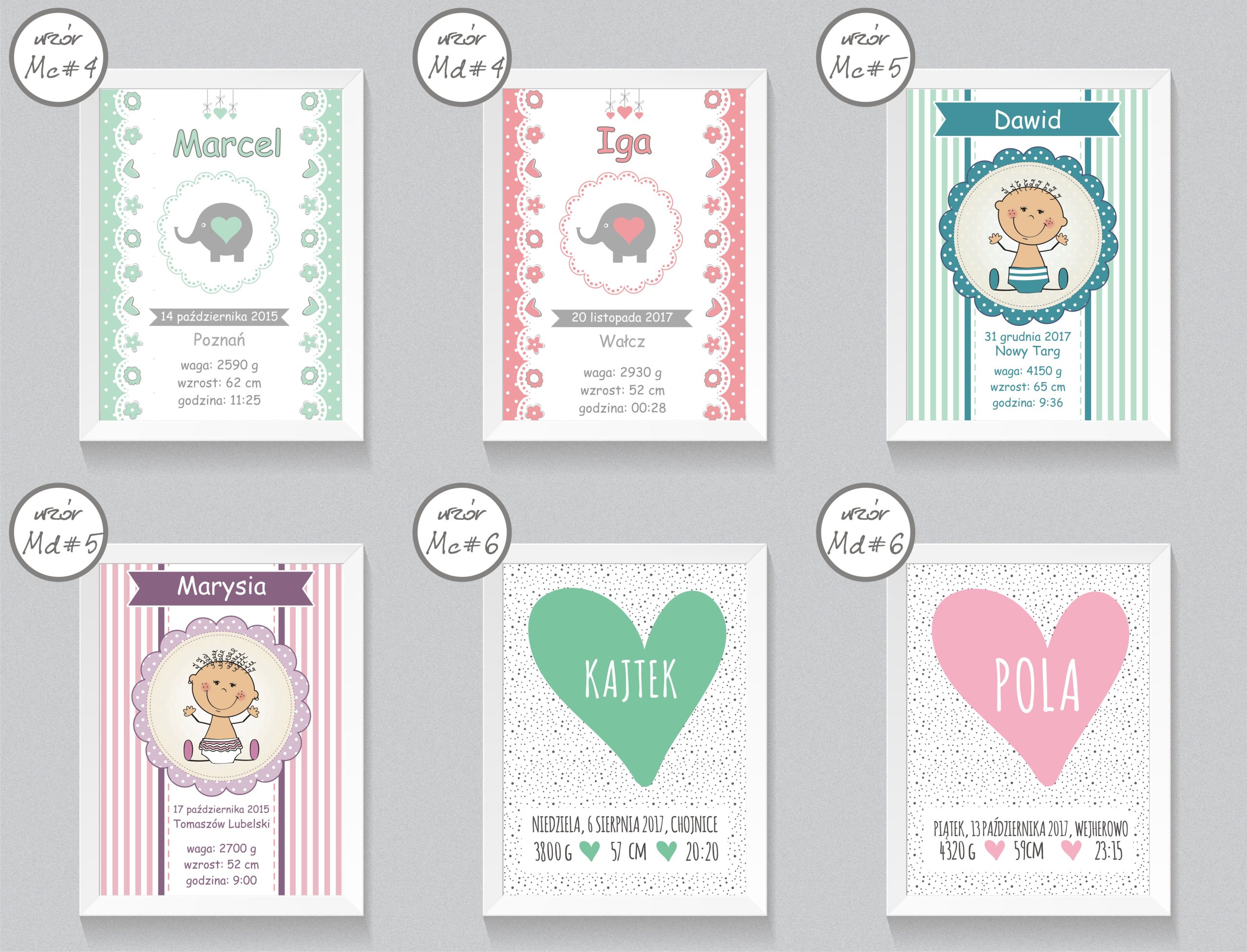 METRYCZKA A4 + RAMKA prezent NARODZINY CHRZEST !!! Płeć chłopcy