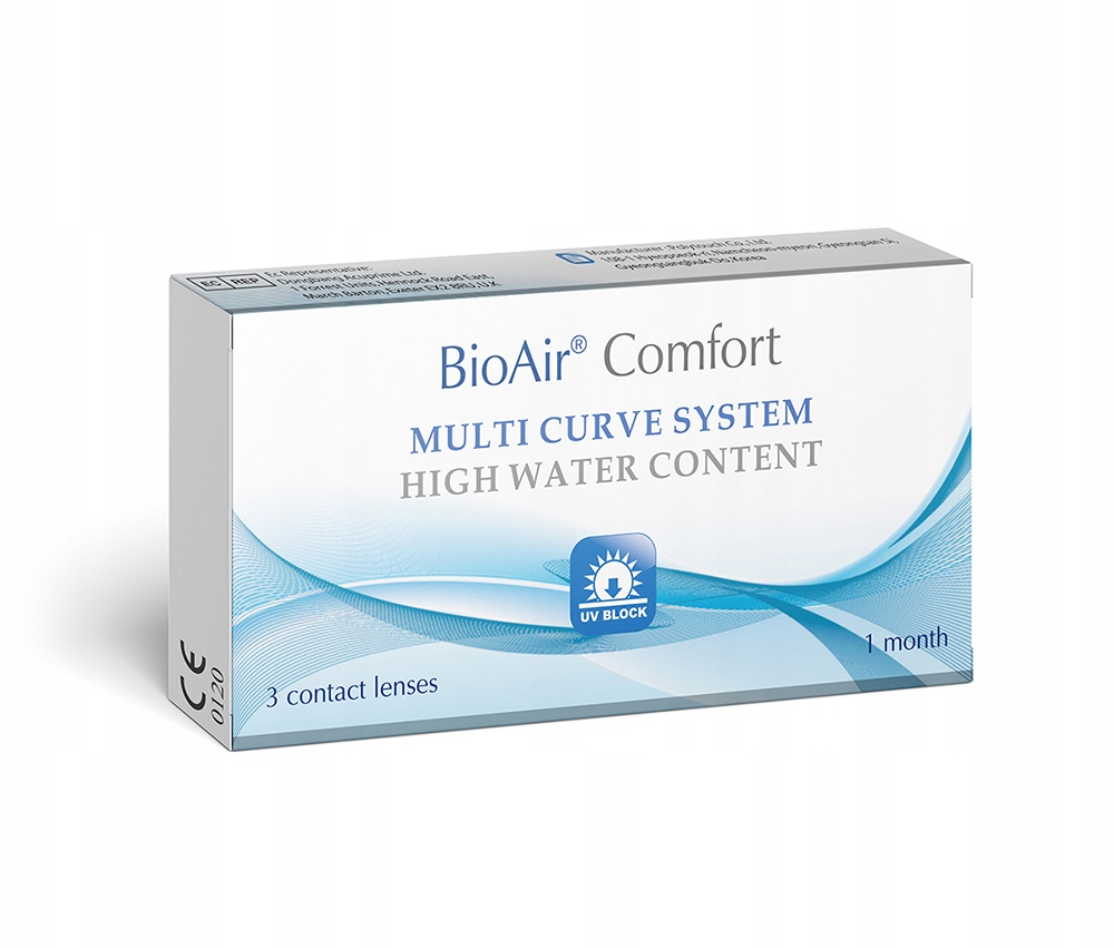 

Uniwersalne soczewki BioAir Comfort 3szt.