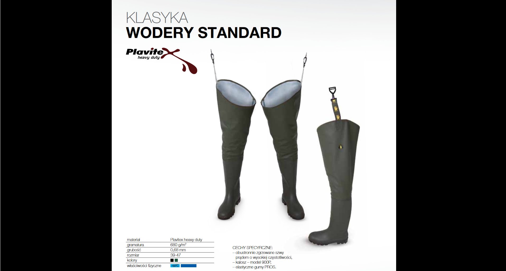 Wodery Buty Wędkarskie Do Pachwin Standard Pros Model AJ-WR02