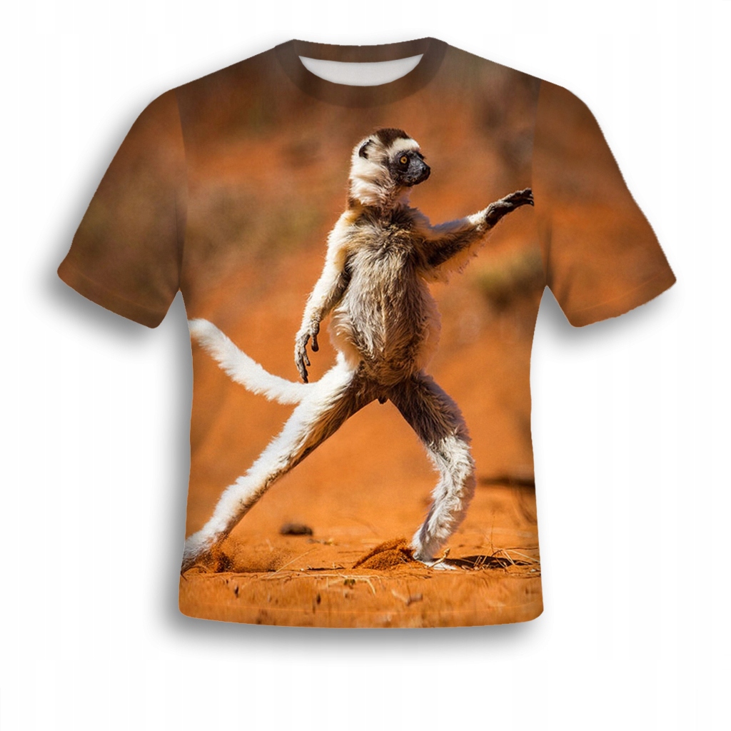 

Koszulka Fullprint T-shirt Lemur L Trwała Modna Pl
