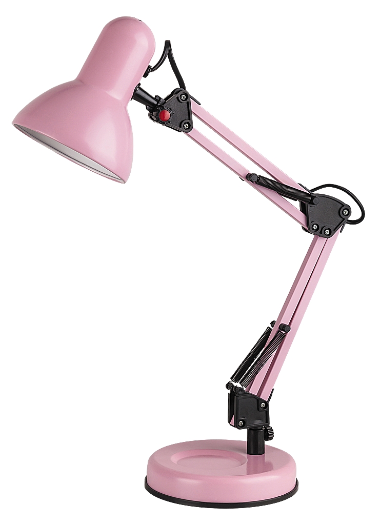 

Lampka biurkowa lampa na biurko szkolna Różowa E27