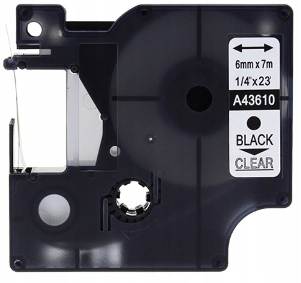 

Taśma Do Dymo D1 43610 6mm/7m Przeźroczysta