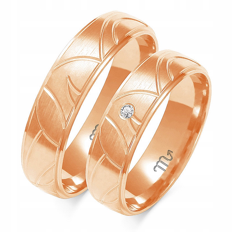 Zlaté Prsteny 14K 5,5 mm Zirkon id A-125