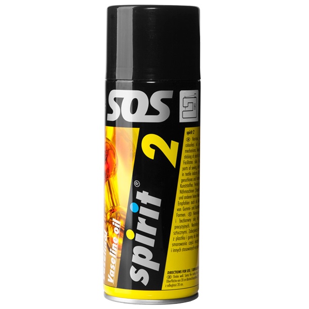 

Olej wazelinowy bezbarwny sprey do maszyn 400ml
