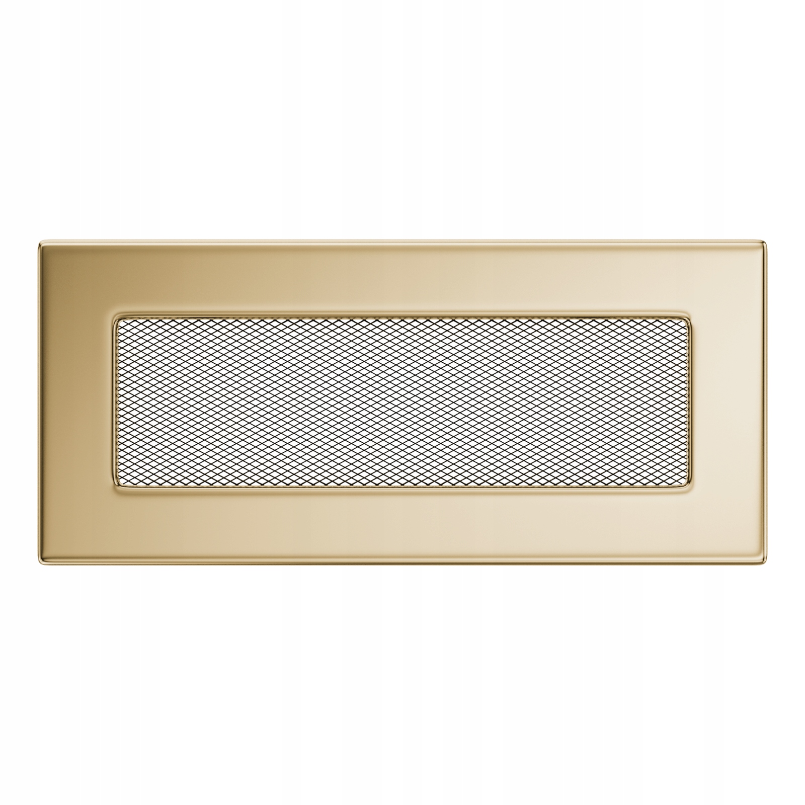 Ventilační mřížka do krbu 11x24 pozlacená