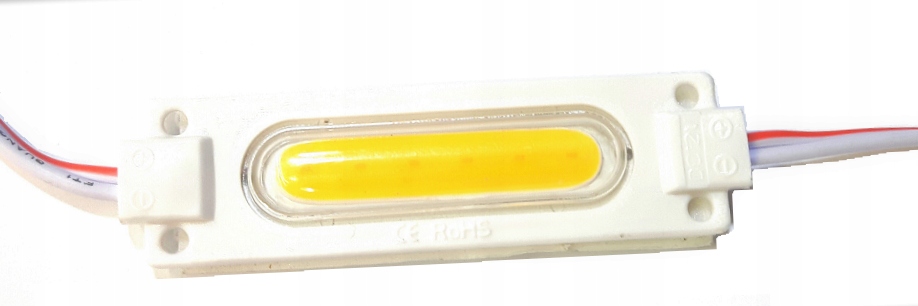 

Moduł Led Cob 2W Mega Mocny 190lm Ciepły Biały 12V