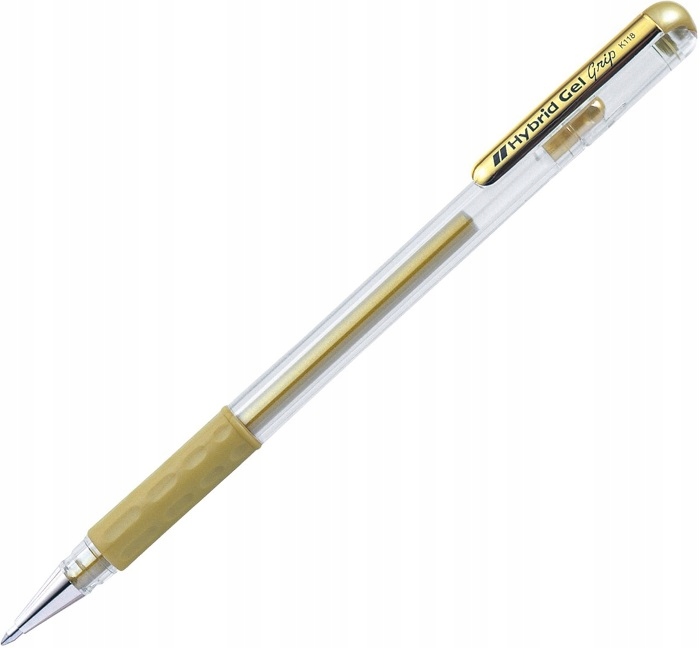 

Długopis żelowy Pentel K118 HybridGel złoty