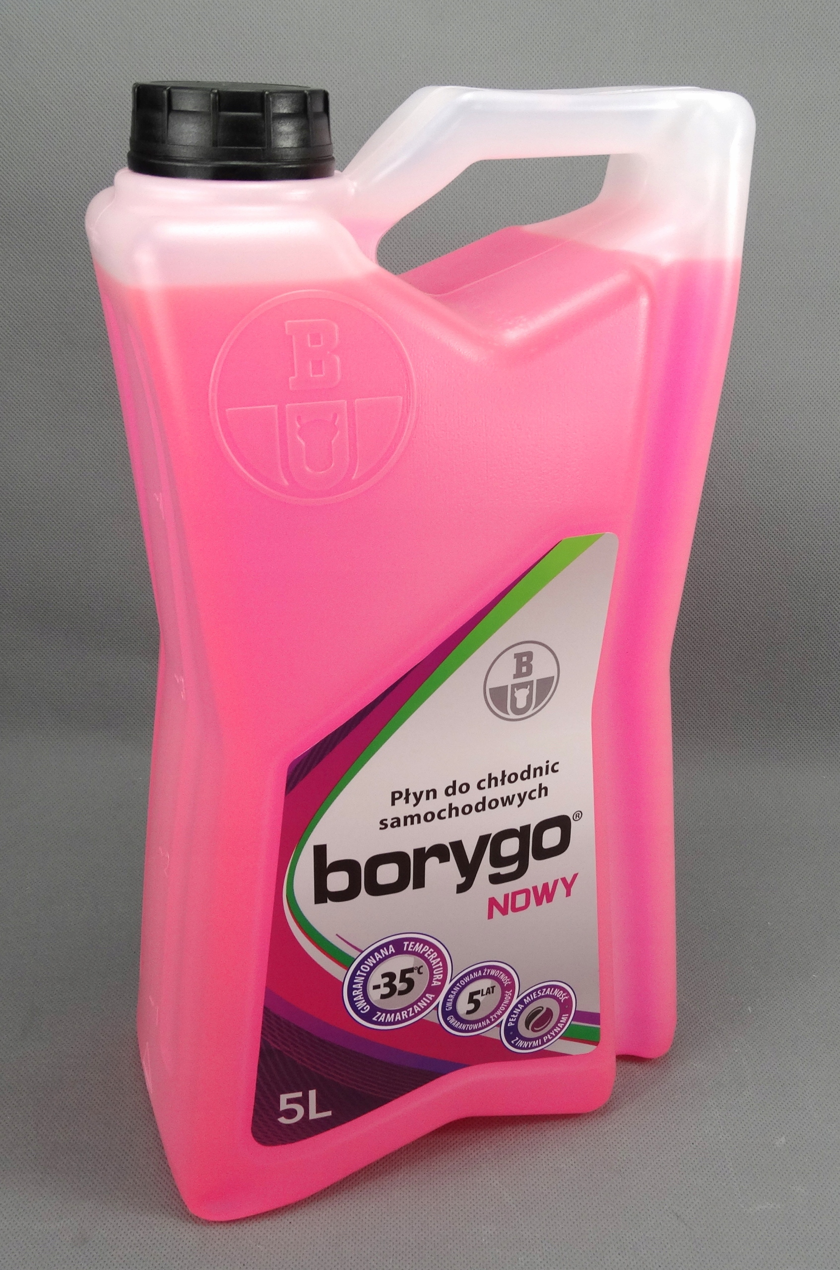PŁYN DO CHŁODNIC CHŁODNICZY BORYGO 5L CZERWONY Producent Borygo