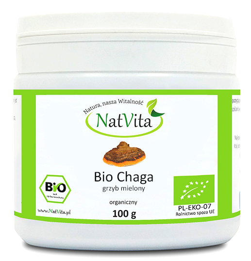 

NatVita Bio Chaga Inonotus obliguus Grzyb Mielony