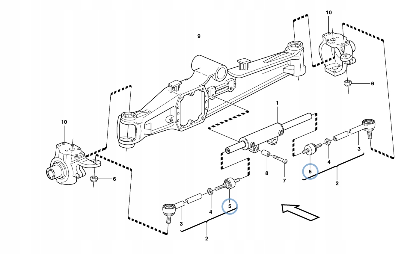 НАКОНЕЧНИК ТЯГИ VOLVO BL71 11988157 ZAM UNIMOT
