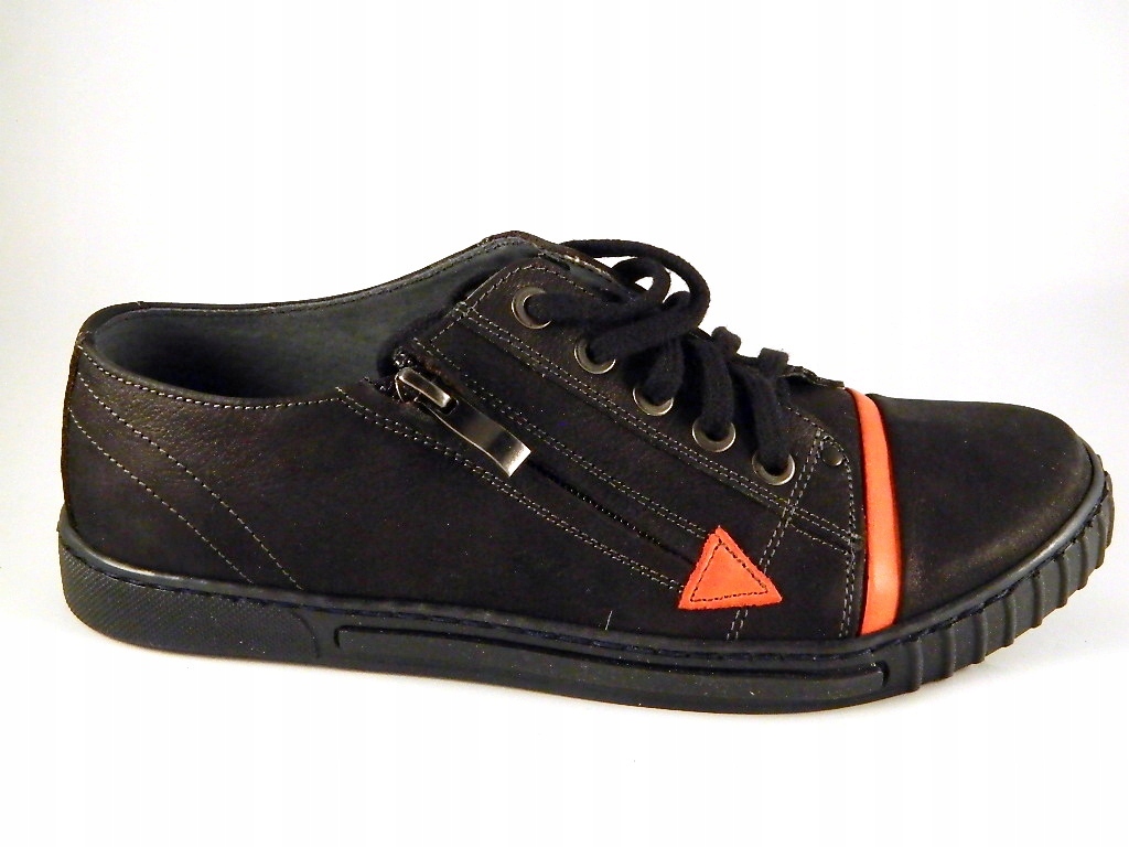 TRAMPKI Z ZAMKIEM SKÓRA NATURALNA WYRÓB POLSKI 41 Kod producenta MOS.211.C.CZA+CZE