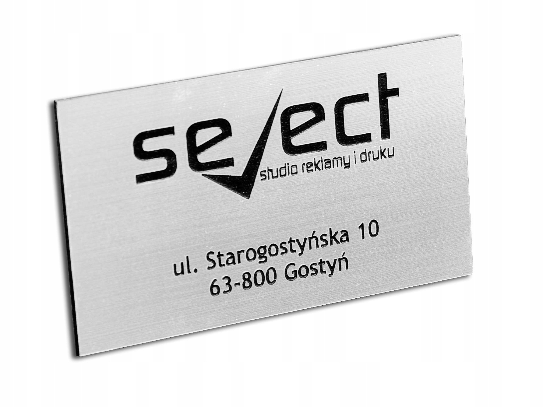 

Szyld Tabliczka Grawerowana Oznaczenie 18x12cm